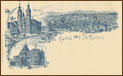 Коллекция открыток города St. Gallen начала века