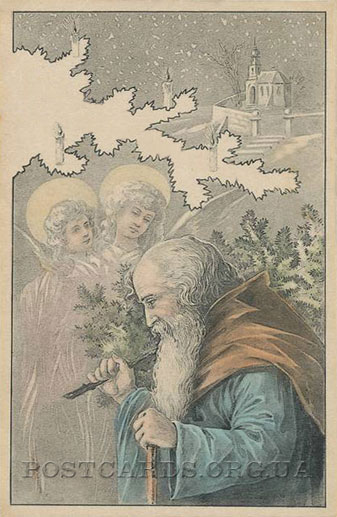 Открытка с видом Saint Nicholas 1904 года