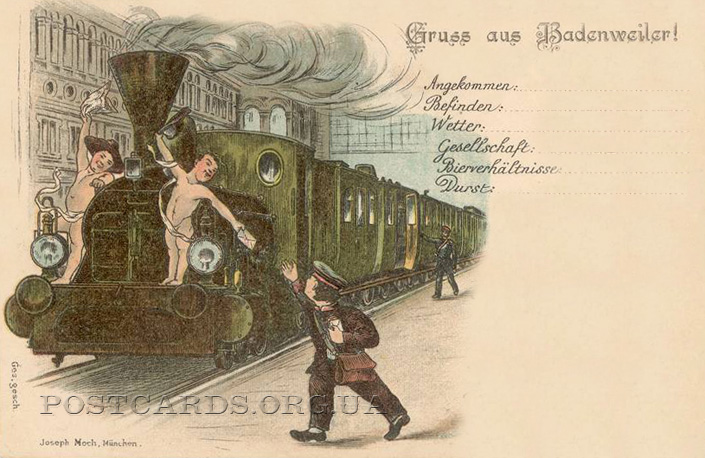 Gruss aus Badenweiler — открытка коммуны Баденвайлер
