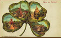 Gruss aus Karlsbad — привет из Карловых Вар. Старая открытка Karlovy Vary