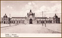 Старая почтовая карточка общего вида вокзала во Львове